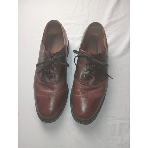 Allen Edmonds Boulevard Cap-Toe Dress Shoe Leather Brown Mens 11.5 - Picture 1 of 12